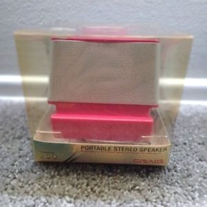 Retro style pink stero Stand